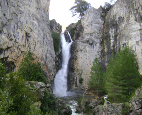 Salto de los Órganos. Sierra de Segura. Sierra de Cazorla. Senderismo. Turismo rural Cazorla. Ecoturismo